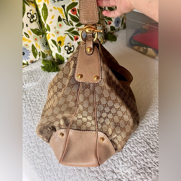 Gucci Canvas Horsebit Hobo Bag Large - Picture 7 of 7